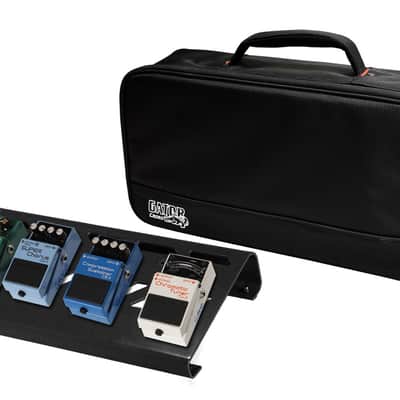 Gator Cases - GPB-LAK-1 - Black Aluminum Pedal Board; Small w/ Carry Bag image 1