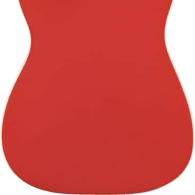 Fender Fullerton Strat Uke Fiesta Red - Concert Ukulele image 2