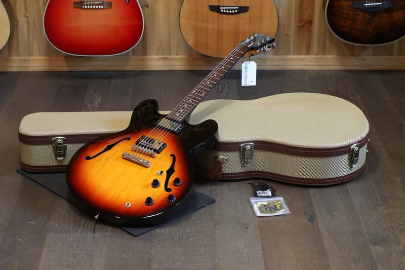 2016 Gibson Memphis ES-335 Studio Semi-Hollow Electric Guitar Sunburst + HSC