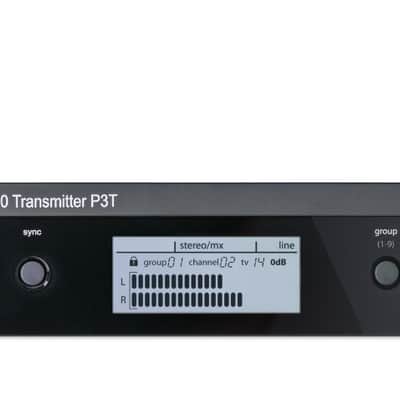 Shure P3T Single-Channel Half-Rack Wireless Transmitter for PSM 300 In-Ear Monitor System - J13 566-590 MHZ image 1