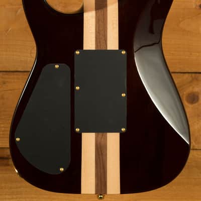 Jackson Pro Plus Series Soloist SLA3W - Ebony - Natural Walnut image 2