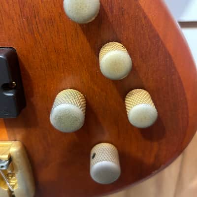 Schecter Stiletto Studio-5 Active 5-String Bass 2010s - Honey Satin image 2