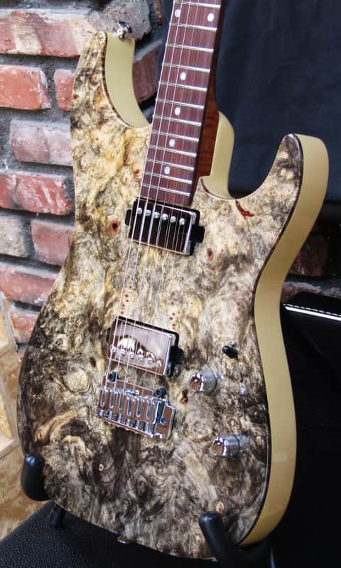 Lipe Guitars Virtuoso 2017 Buckeye Burl image 1