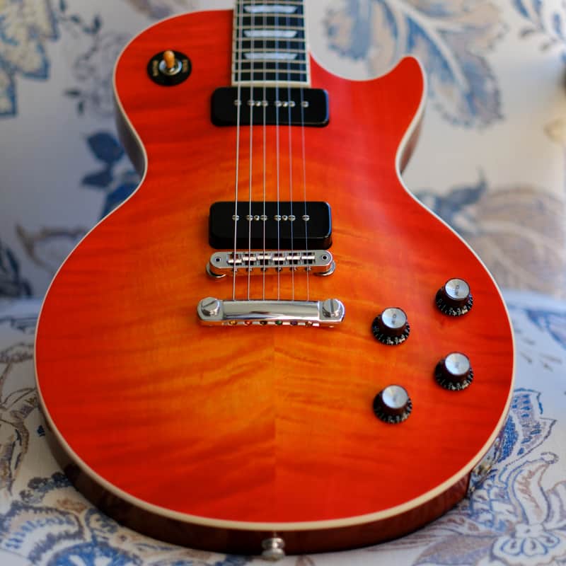 Gibson Les Paul Classic Player Plus 2018 - Orange Sunrise image 1