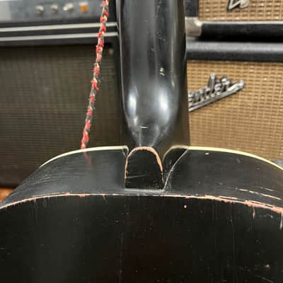 Silvertone F-61 Parlor Acoustic Guitar 1960’s - Sunburst image 19