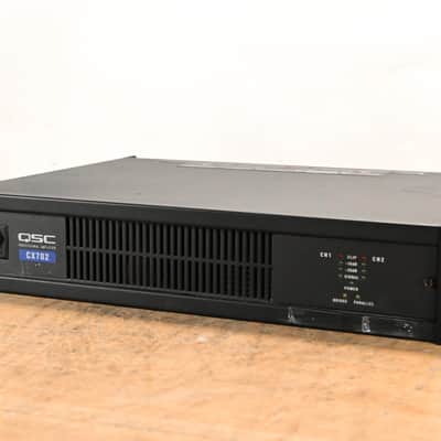 QSC CX702 2-Channel 700W Power Amplifier CG01V6S image 1