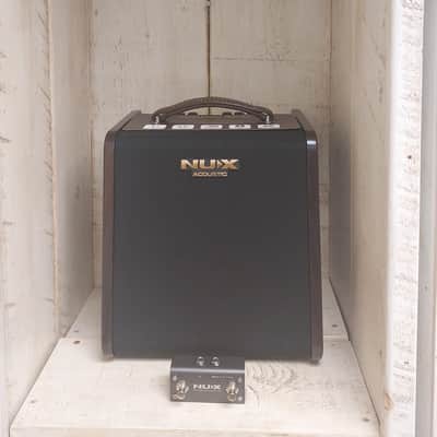 NuX Stageman II AC-80 80-Watt 1x6.5" Acoustic Guitar Combo 2021 - Present - Brown image 2