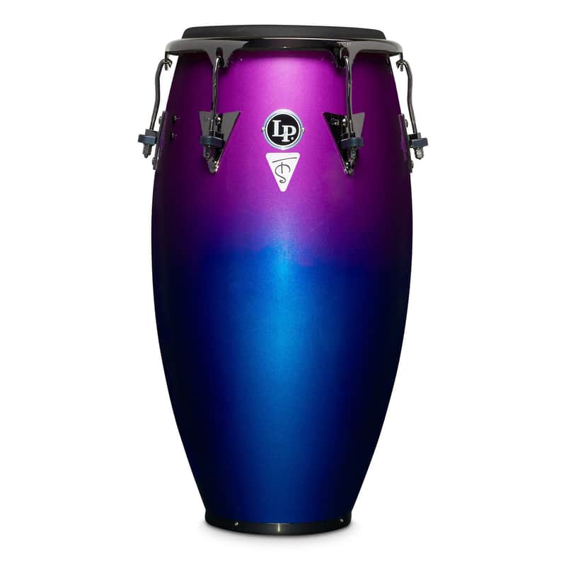LP Latin Percussion Tony Succar 12-1/2" Tumba Rainbow Black Nickel image 1