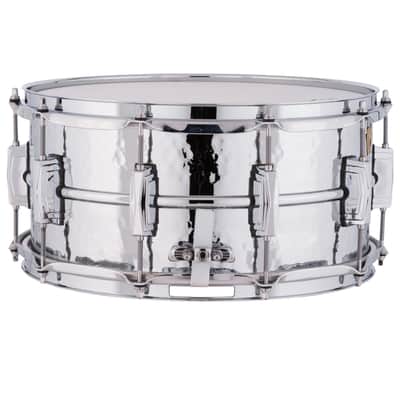 Ludwig LM402K Supraphonic 6.5x14 Hammered Shell, Imperial Lugs Snare Drum image 3