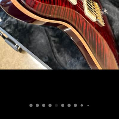 PRS Custom 24 10-Top 2023 Fire Smoke-burst image 12