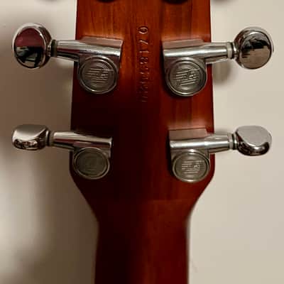 Seagull S6 "Dreadnought (has Buzz Feiten Tuning system installed) 2005 golden top dark sides and ba image 4
