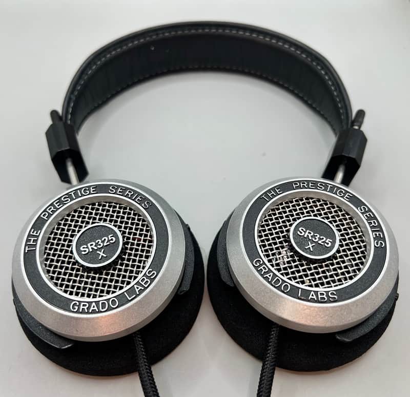 Grado Labs The Prestige Series SR325X Open Back Headphones - Silver & Black image 1