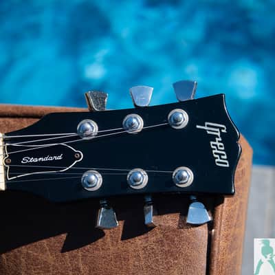 1978 Greco EG 500 B - Les Paul Standard - Ebony 8 lbs 11 oz's - Made In Japan - Pro Set Up w Perfect Frets/Action/Intonation! image 2