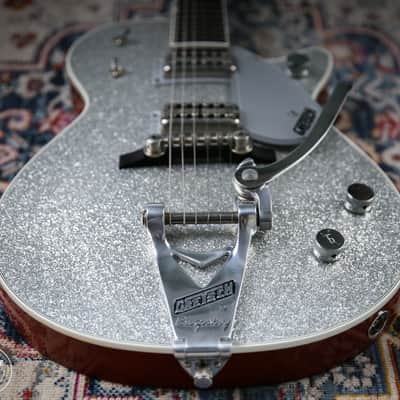 2006 Gretsch G6129T Jet Japanese Silver Sparkle image 3