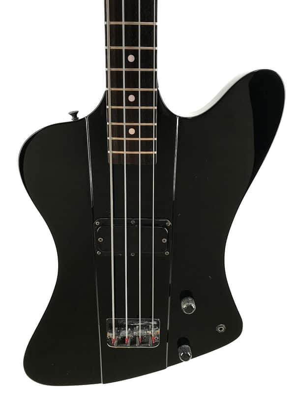 Greco Thunder Bird Bass, Black, 1987, Made In Japan, HUGE LOW END image 1