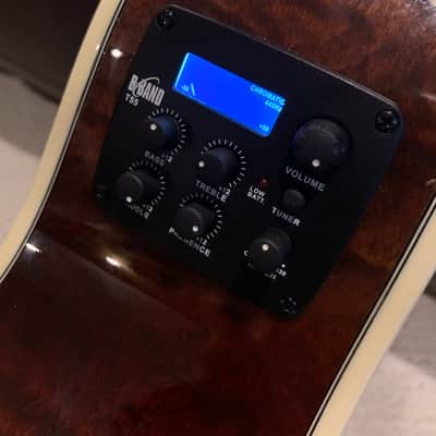ESP LTD Xtone Acoustic XAC30EQM 2010s Tobacco Sunburst Quilted Maple image 6