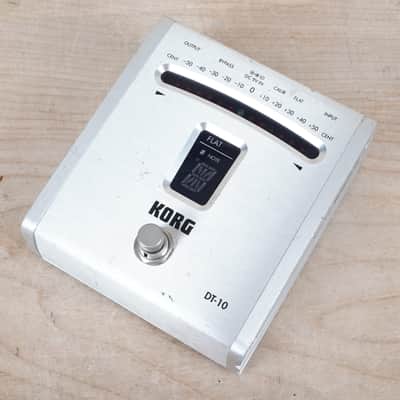 Korg DT-10 Chromatic Pedal Tuner Silver image 1