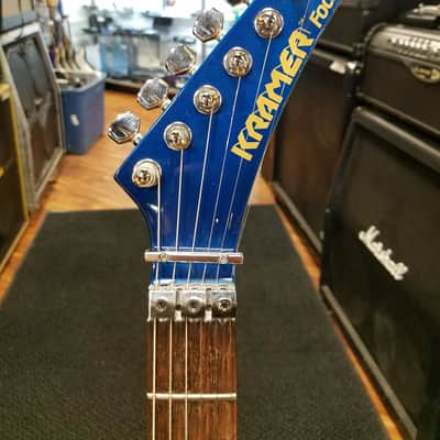 Kramer Focus 3000 MIJ! 1980's Gloss Blue Serious Shredder! image 6