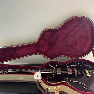 Bradley ES-55W Double Cutaway Semi-Hollow 1975 Natural Rosewood image 2