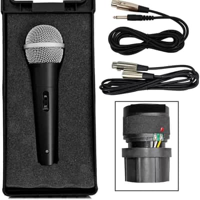 20W Guitar Combo Amplifier Bluetooth/Delay, Wired Microphone with Cables, 10-ft XLR to 1/4" TRS Cable, Studio Headphones with Case, 4-items image 2