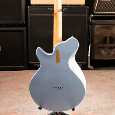 Eastman FT-SC'52-IBM FullerTone Series SC Electric Guitar - Ice Blue Metallic with Gig Bag image 7