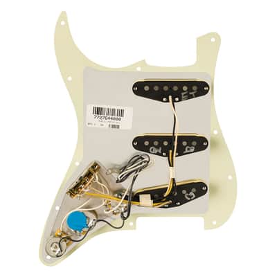 Used Fender Eric Johnson Sig Pre-Wired Strat Pickguard - Mint Green 11 Hole image 2