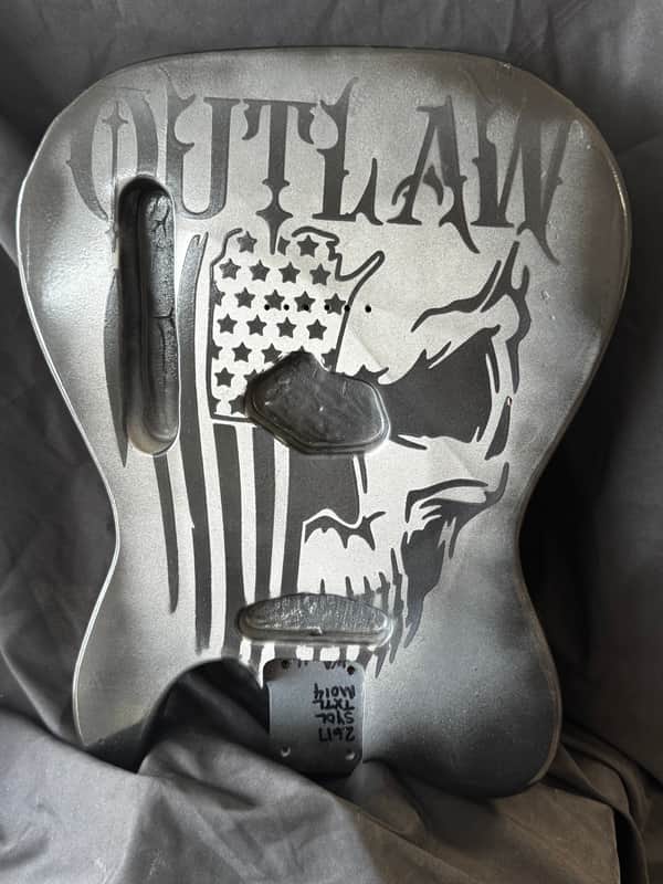 MH Customs OUTLAW SKULL V1 2026 - NITROCELLULOUS GLOSS image 1