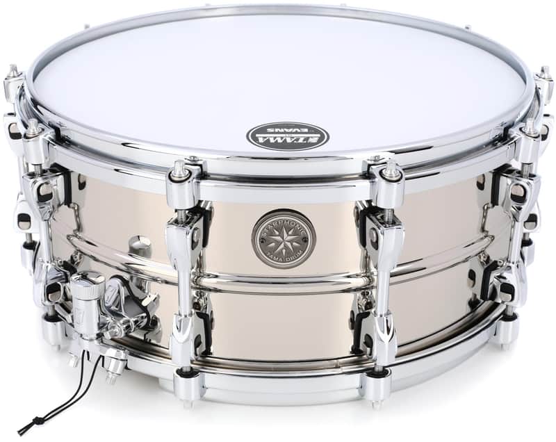 Tama PBR146 Starphonic Brass 6 x 14 inch Snare Drum - Nickel-plated image 1