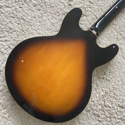 Tanglewood Left Handed Semi Hollow Jazz Guitar, Rosewood Fingerboard Neck image 7