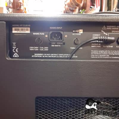 Blackstar HT Club 40 2-Channel 40-Watt 1x12" Guitar Combo (2010s - Black) image 4