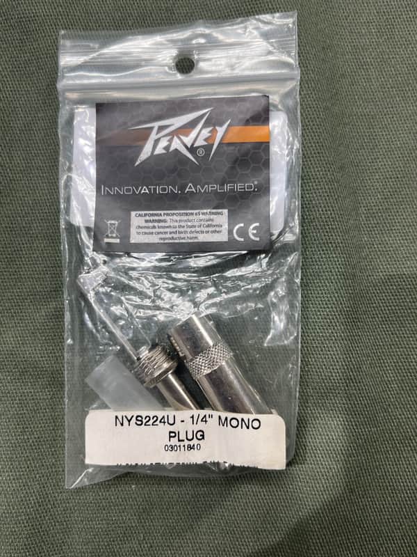 Peavey  NYS224U 1/4” Mono Plug image 1