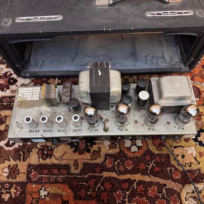 Vintage 1970 Park Marshall 150w Major KT88 Amplifier Head *1970s* w/ Flight Case image 12