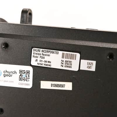 Shure PGX14 Wireless Beltpack System J6 Band - 572-590 MHz (NO PSU) CG010W8 image 9