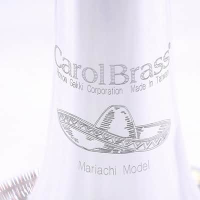 Carolbrass CTR-5000L-GST-Bb-SRL Mariachi Model Trumpet in Silver Plate image 6