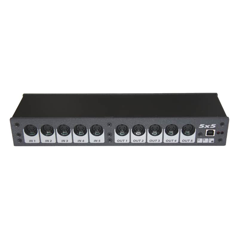 Crumar GSI 5x5 Professional Rackmount 5x5 USB Midi Interface image 1