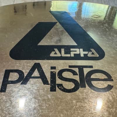 ^^^Used Paiste 20" Alpha Rock Ride Cymbal 2010 - 2016 - Brilliant in Very Good Condition^^^ image 6