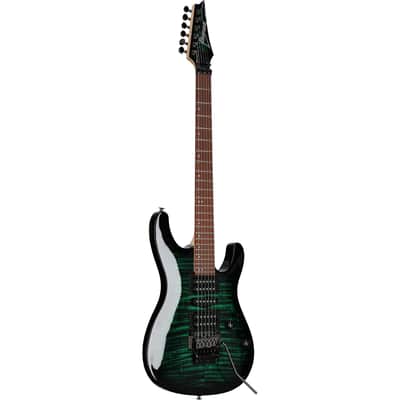 Ibanez SP3 Kiko Loureiro Electric Guitar, Transparent Emerald Burst image 2