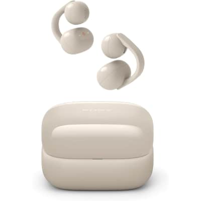 Sony LinkBuds Clip Open-Ear Truly Wireless Earbuds, Greige + 1 YR Warranty Bundle image 2