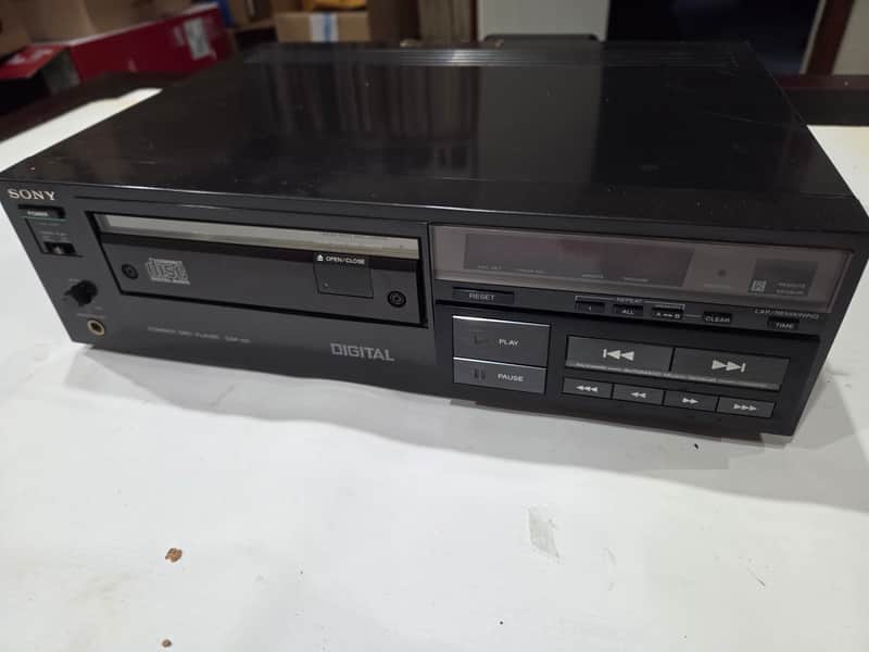 Historic Sony CDP-101 CD Player