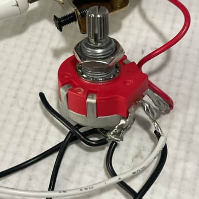 2010's Jackson Dinky Guitar Factory Upgraded Wiring Harness Electronics Dunlop Volume Pot CRL Switch image 5