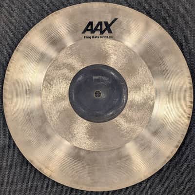 Sabian 14" AAX Freq Hi-Hat Cymbals (Pair) 2019 - Present - Lathed/Unlathed image 9