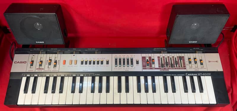 Vintage 1980s Casio Casitone MT-400V Home Keyboard Synth w/ Analog Filter image 1