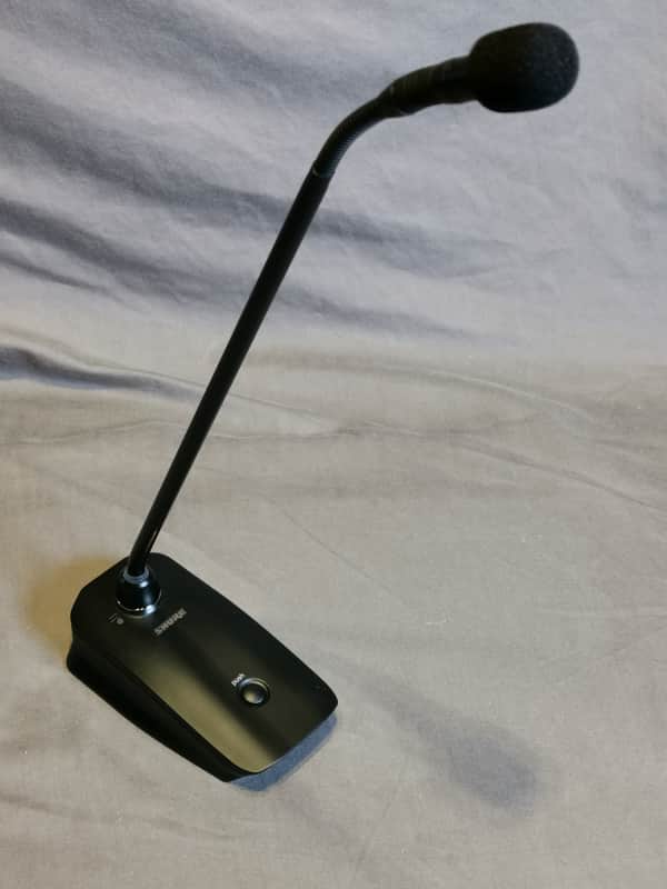 Shure MXW8 Z10 Transmitter with MX415LP/C 15 inch Cardioid Gooseneck Microphone image 1