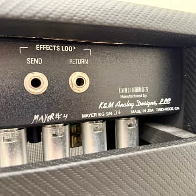 [Collector Grade] Two Rock John Mayer Signature — #4 of 25 — Head, Matching 2x12 Cab image 5