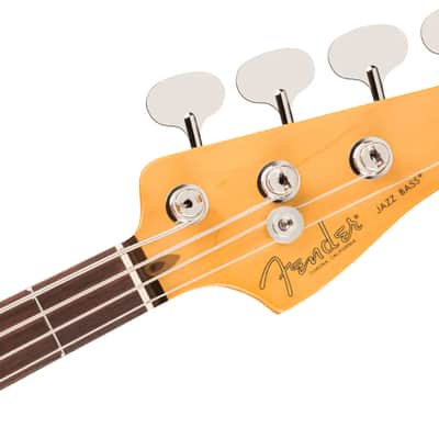 Fender American Professional Classic Jazz Electric Bass. Rosewood Fingerboard, Faded Firemist Gold image 7