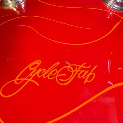 Rikki Rockett's Poison, 1990-1992 Flesh and Blood Tour DW 7-Piece Drum Set Early 1990s - Custom Red Flame Graphic by Cycle Fab image 18
