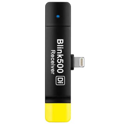Saramonic Blink 500 RXDi Ultracompact 2.4 GHz Wireless Microphone Dual-Receiver for Apple iPhone and iPad with Lightning Connector and Battery-Free Op image 4