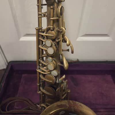 1921 C.G. Conn New Wonder C Melody Tenor Saxophone – Vintage Jazz Era Horn w/ Original Case image 9