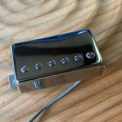 Vintage 1970's or 1980's Gibson Pat. No. 2,737,842 Humbucker Pickup - Chrome image 2