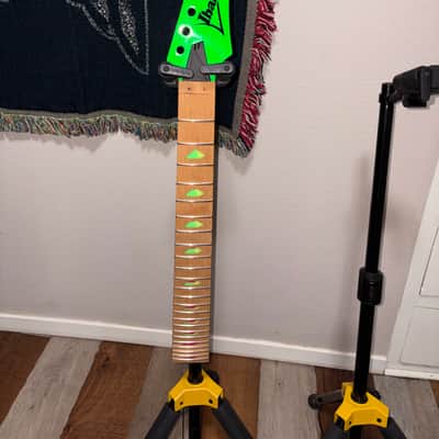 NECK ONLY Custom Replica Guitar Pyramid Maple Neck 7 string UV777GR Steve Vai Ibanez UV Universe type image 12